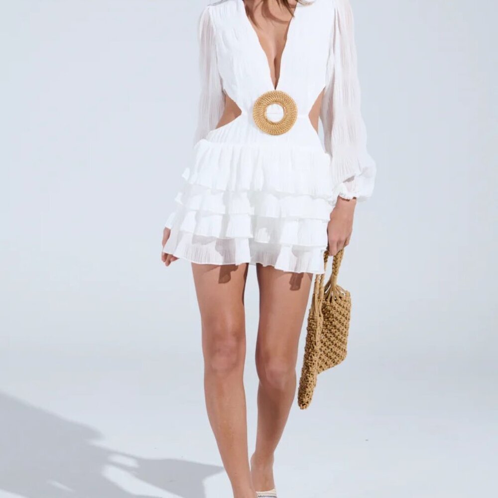 On Island Time Ruffled Mini Dress - Picture 11 of 15